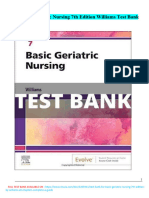 Test Bank For Basic Geriatric Nursing 7th Edition Williams