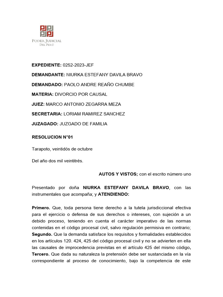 Resolucion de Admisibilidad y Correr Traslado1 PDF