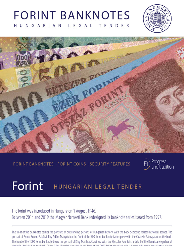Hungarian Forint Banknotes Overview | PDF | Banknote | Money