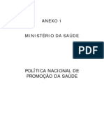 política de promoção da saúde