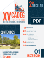 2da Circular CADEGXV