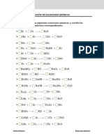 Ecuaciones Químicas - Estequeometría