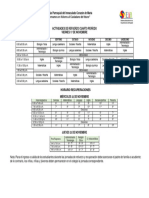 Programacion Refuerzos - Recuperaciones Bachillerato