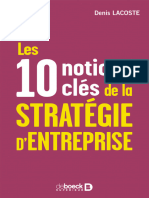 1O NOTIONS CLES DE LA STRATEGIE