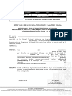 ANEXO 11b CERTIFICADO DE RESIDENCIA PERMANENTE AREA URBANA V.N. 2021