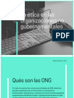 La Ética en Las Organizaciones No Gubernamentales