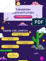 Purple Illustrative Pixel Art Game Presentation