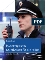 Krauthan, Günter - Psychologisches Grundwissen Für Die Polizei Ein Lehrbuch. Mit Online-Materialien (2013, 241 S. Text)