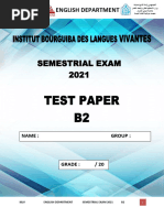 Sem Exam 2021 B2