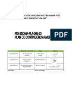 PDI-SSOMA-PLA-005-23 - Plan de Contingencia Ambiental Obra - Edic - 02