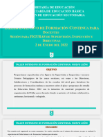 Taller Intensivo de Formación Continua 2 de Enero