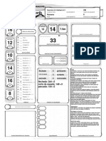 Ficha Oficial D&D 5E Editável Mercenário Markarth