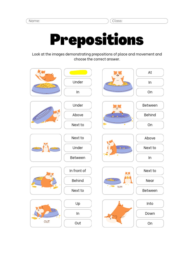 Prepositions | PDF
