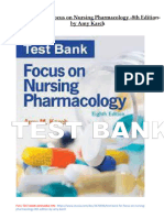 TEST BANK For Focus On Nursing Pharmacology 8th Edition by Amy Karch