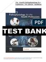 Test Bank For Gould's Pathophysiology For The Health Professions 7th Edition VanMeter