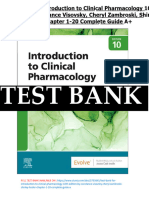 Test Bank For Introduction To Clinical Pharmacology 10th Edition by Constance Visovsky, Cheryl Zambroski, Shirley Hosler