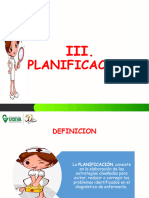 III PLANIFICACION 1. Determinacion de Objetivos