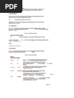 Table A.1: Appendix A. JSP Elements Syntax Reference