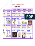 Planificador Semanal V Exp 1 Sem. 1