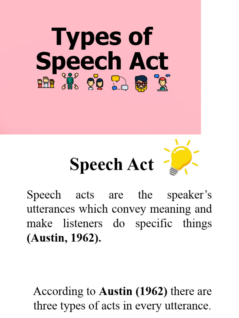 Types of Speech Act Listening | PDF | Cognitive Psychology ...