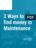 3 Ways To Find Money in Maintenance