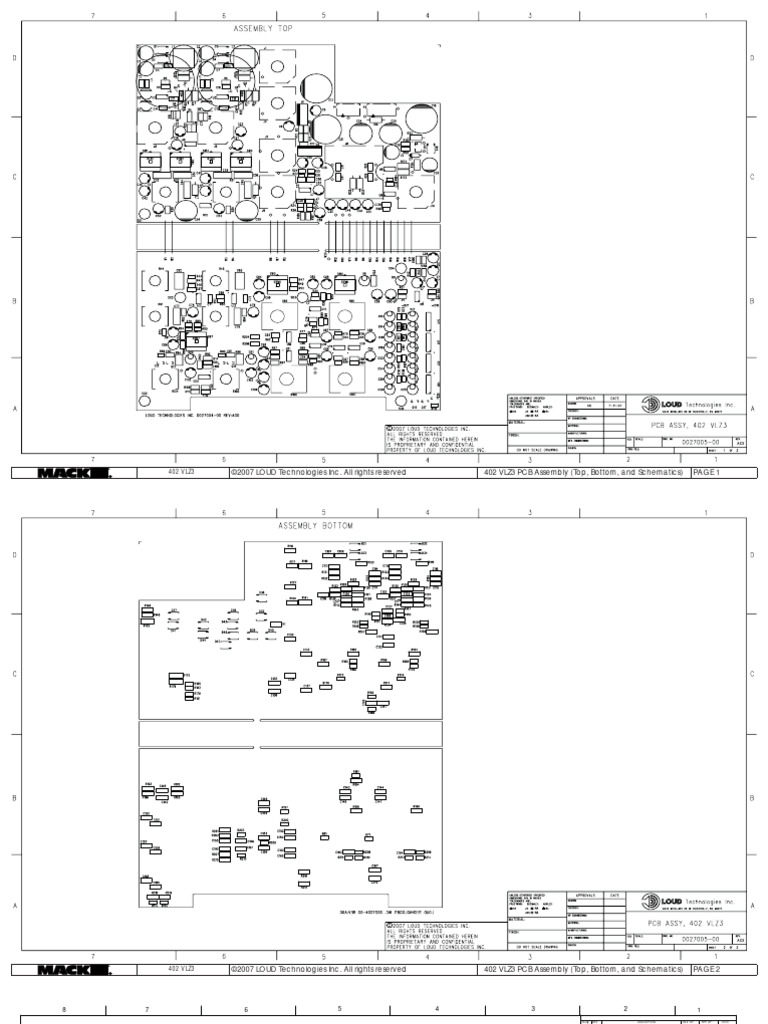 402 VLZ3 PCB Assembly Schematics | PDF