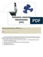 @personal Exercise Plan (PEP) 4ºESO VII