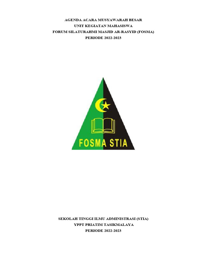 Agenda Acara Mubes 2023-1 | PDF
