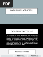 Data Privacy Act of 2012