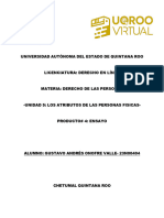 Derecho de Las Personas - Gustavo Onofre 23n00404 - Producto#4 Ensayo