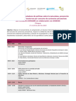 Agenda Conadic-Unodc Chiapas