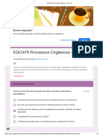 EQO475 Processos Orgânicos - Prova 2