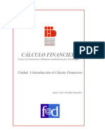 Cálculo Financiero - Introducción Al Cálculo Financiero