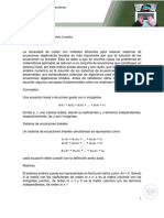 Sistema de Ecuaciones Lineales