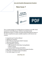 BRC Food Safety and Quality Management System New Issue 7