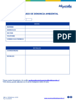 Formulario Denuncia Ambiental