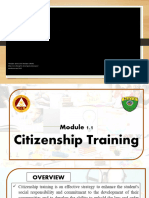 Final Salient Module 1 Citizenship Training 1