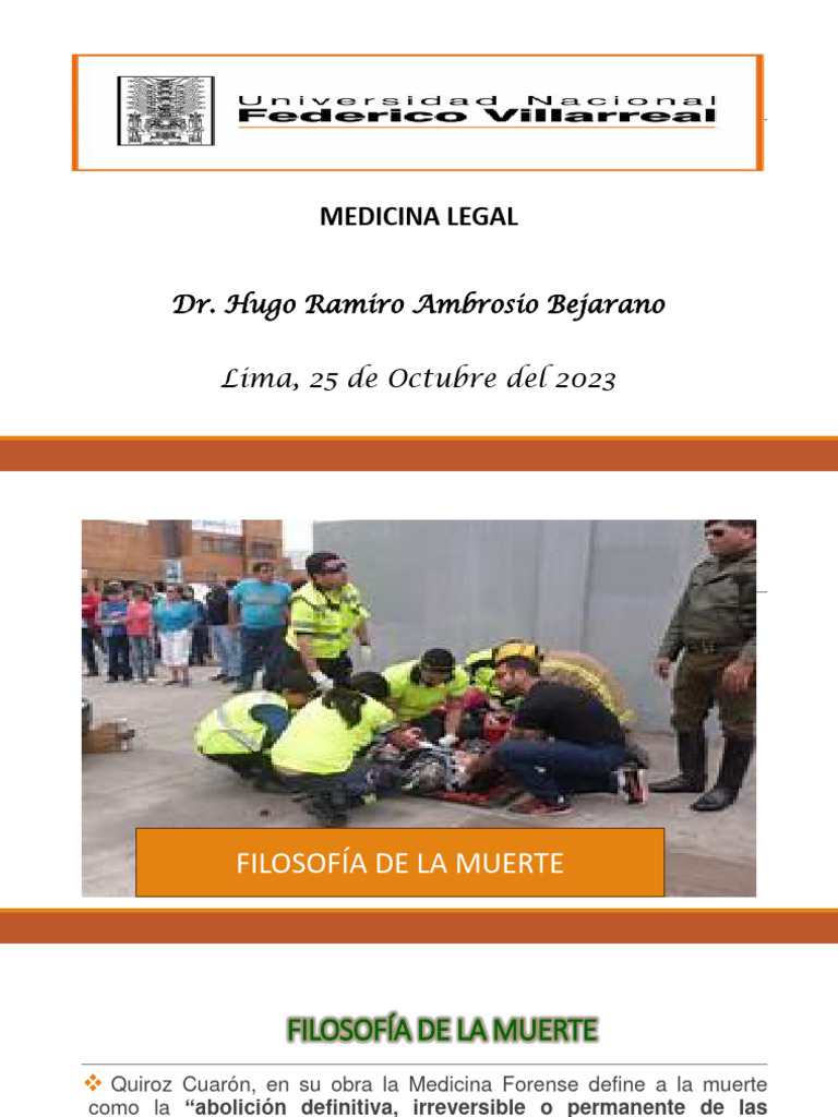 Filosofía y Signos de la Muerte | PDF | Muerte | Jurisprudencia médica
