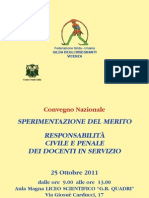 Convegno GILDA VICENZA: Sperimentazione Del Merito e Responsabilità Degli Insegnanti