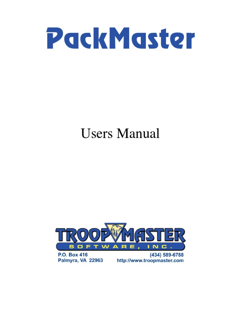 Tm Packmaster Manual | Modèle 383 Manuel d’utilisation (FR – QTIRHX