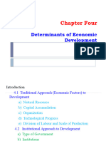 Chapter-4 Devo Ug Determinants of Economic Development