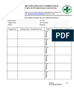 Form Monitoring Pasien Selama Proses Rujukan