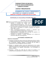 AAC 1 - Fundamentos de Costos y Presupuestos Aplicados Al Comercio Exterior