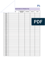 Plantilla de Control de Stock