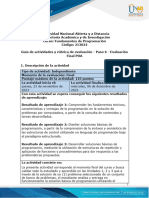 Guía de Actividades y Rúbrica de Evaluación - Paso 6 - Evaluación Final POA