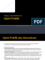 Opini Publik Minggu 3