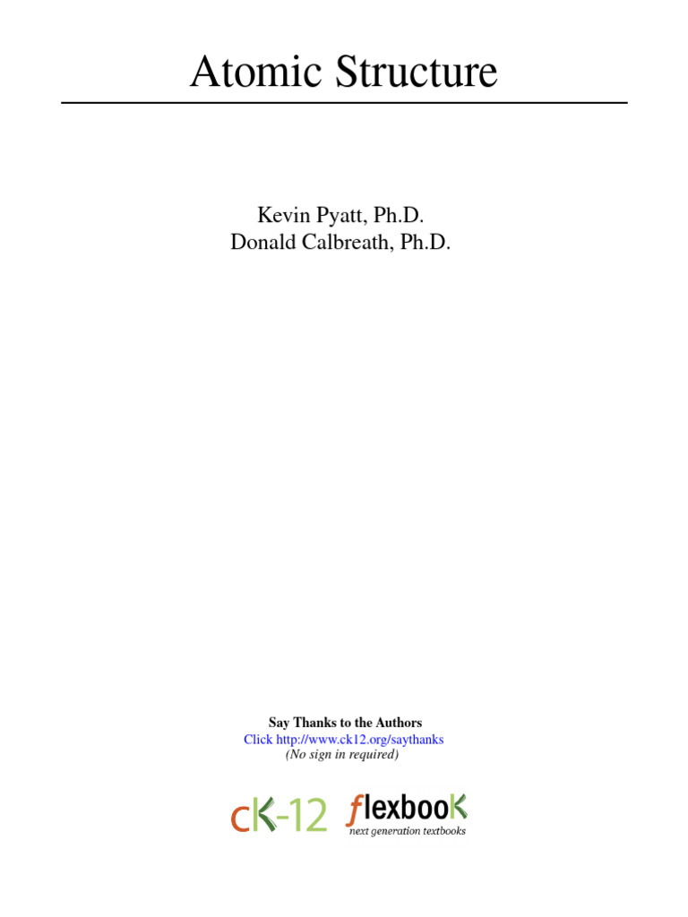 Atomic Structure Chapter 4 PDF | PDF | Atoms | Isotope