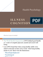 Illness Cognitions CH 3