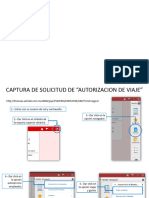 Solicitud de Autorizacion de Viaje. (Viaticos)