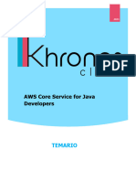 Temario AWSCors Java Developers